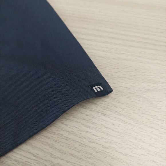 Travis Mathew Polo Shirt Mens XL Gray Short Sleeve Golf Logo Two Tone NWT - Picture 5 of 10